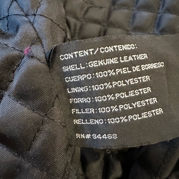 Axcess Luxury Mens Black Genuine Leather Jacket Sz M Zip Up With Deep Pockets - Picture 4 of 11